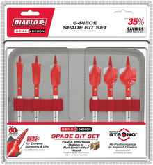 6 PC SPADE BIT DEMO DEMON