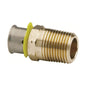 PureFlow Zero Lead Bronze PEX Press Male Adapter - 2" x 2"