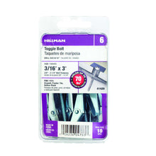 TOGGLE BOLT 3/16X3 CD10
