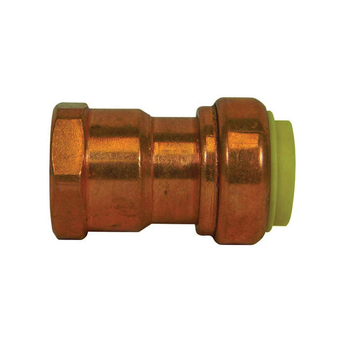 1/2 Push-Fit Female Adapter - Wrot Copper - CTS x FNPT