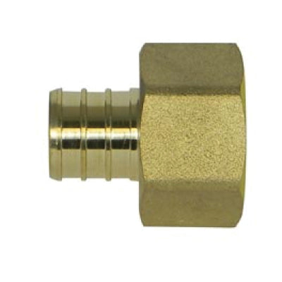 A.Y. McDonald 5423-447 Adapter, 1-1/2 in Nominal, PEX x FNPT End Style, Brass