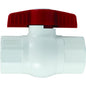A.Y. McDonald 4421-022 Ball Valve With Handle, 1-1/4 in, FNPT, PVC Body, EPDM/PTFE Softgoods