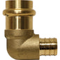 71990P - 1/2" Brass 90° Elbow - CTS Press x PEX