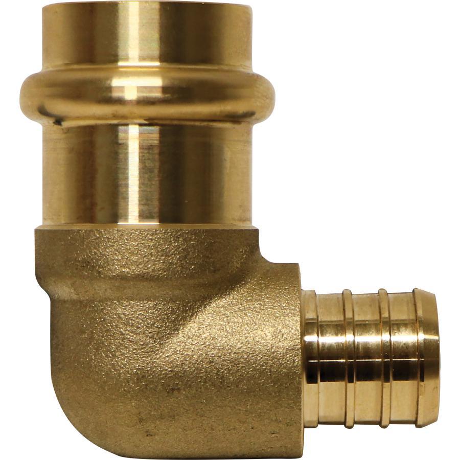 71990P - 3/4" Brass 90° Elbow - CTS Press x PEX