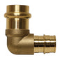 71990EXP - 1/2" Brass 90° Elbow - CTS Press x Expansion PEX