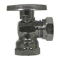 A.Y. McDonald 5421-292, 72082M Angle 1/4 Turn Supply Stop, 1/2 in Nominal, FNPT x Slip Joint, 125 psi, Brass Body, Polished Chrome, Import