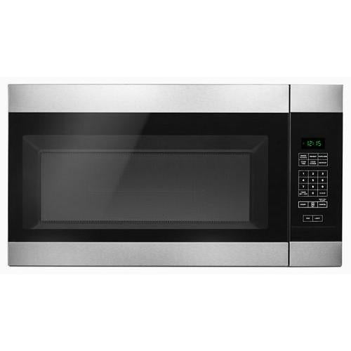 Amana® AMV2307PFS Over-the-Range Microwave, 17-3/8 in H 30 in W 15-7/8 in D Outside, 1.6 cu-ft Capacity, 1000 W Power Rating