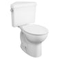 American Standard 216BD104.020 216BD 2-Piece High Efficiency Toilet, Cadet®, Round Bowl, 16-1/2 in H Rim, 12 in Rough-In, 1.28 gpf, White, Import