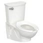 American Standard 2882107.020 2-Piece Wall Hung Toilet, Glenwall, Elongated Bowl, 16-1/2 in H Rim, 1.28 gpf, White