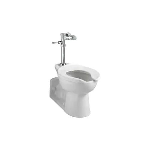 American Standard 6047161.002 Manual Exposed Toilet Flush Valve, 6.5 gpf Flush Rate, 1-1/2 in Spud, 25 psi Flowing/80 psi Static Pressure, Polished Chrome, Import