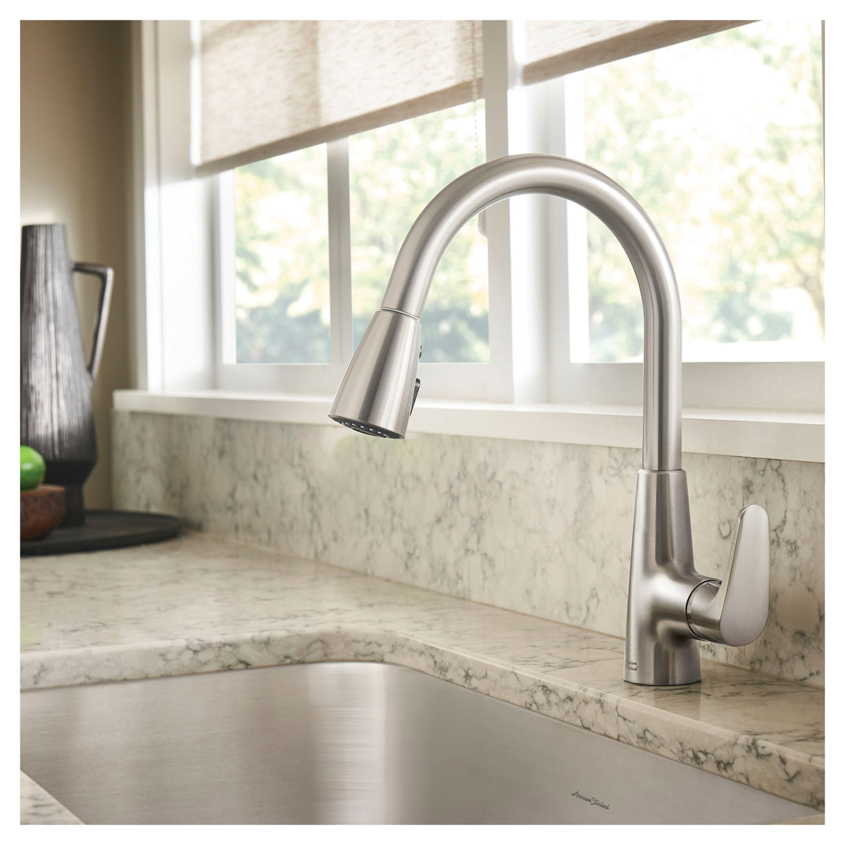 American Standard 7074300 Single Control Kitchen Faucet With Pull-Down Spray