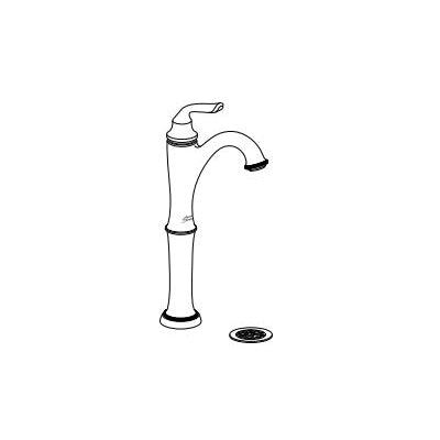 American Standard 7106.152 Monoblock Vessel Sink Faucet