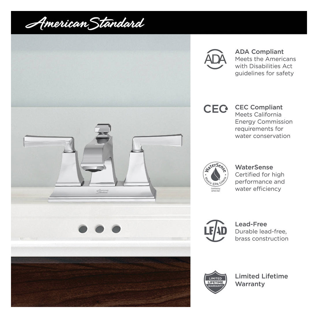 Town Square S - 7455207 Centerset Bathroom Faucet