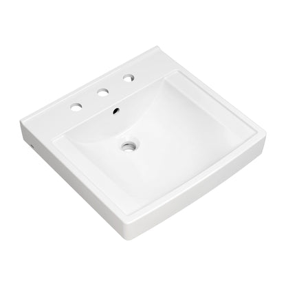 Decorum - Widespread Sink - Wall Mount - Vitreous China
