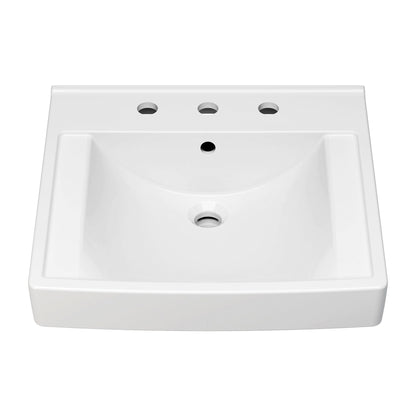 Decorum - Widespread Sink - Wall Mount - Vitreous China