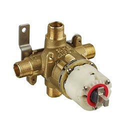 American Standard R121 Rough Valve Body, 1/2 in CPVC Inlet 1/2 in C x 1/2 in NPT Outlet, Brass Body, Import