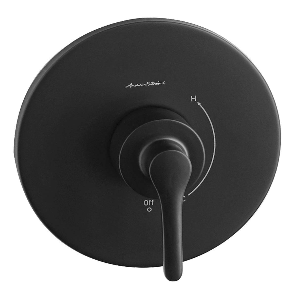 Studio S - Valve Only Trim Kit - Matte Black - Wall Mount