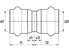 Apollo™ 123456925 SmartPress Press Fitting, 3/4 in Nominal, Press End Style, Stainless Steel