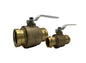 Apollo™ 94VLF10301B 94VLF-B 2 Piece Ball Valve, 1/2 in Nominal, Brass Body, Full Port, Import
