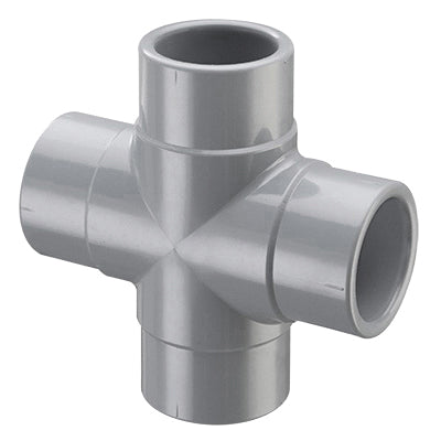 Spears® 820-002C Standard Cross, 1/4 in, Socket, SCH 80/XH, CPVC, Domestic