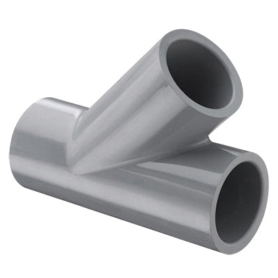 Spears® 875-030C Standard Wye, Fitting/Connector: Wye, 3 in Nominal, Socket End Style, SCH 80/XH, CPVC, Domestic