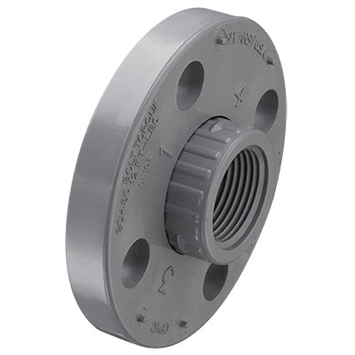 Spears® 855-080C Van Stone Flange With Plastic Ring, 8 in, CPVC, Thread, 150 lb, Domestic