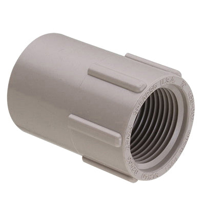 Spears® 435-007UV UV Resistant, 3/4 in nominal, Socket x FNPT end style, SCH 40, PVC, Domestic