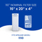 Replacement Filter Media - 6-1/2" - 600 to 1200 CFM