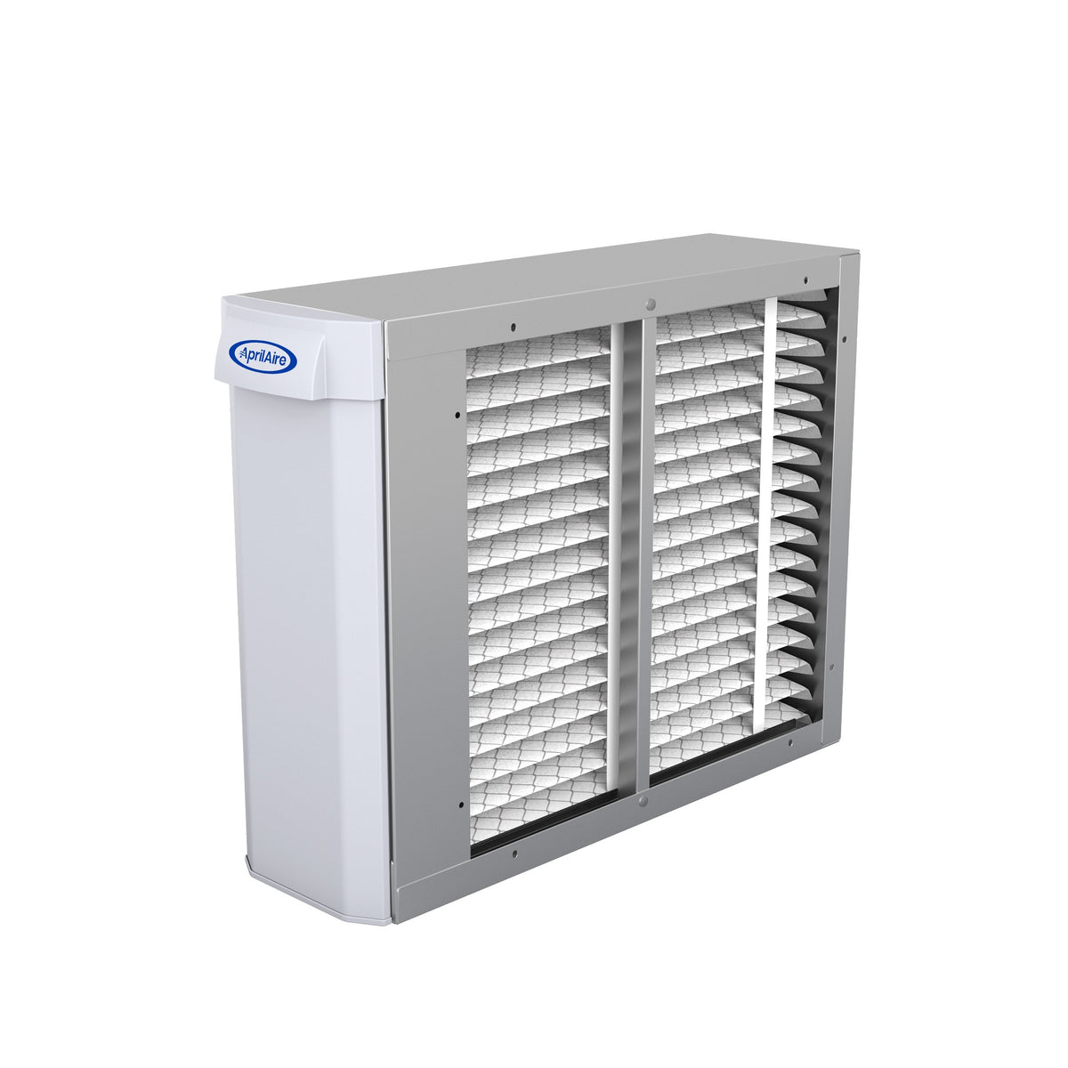 Aprilaire® 1110 High-Efficiency Air Cleaner, 400 to 1200 cfm Flow Rate, 17-3/4 in H x 6-3/4 in W, 15-7/16 in H x 17-3/8 in W x 20-1/16 in D Duct, Galvanized Steel