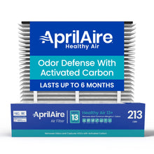 Aprilaire® 213CBN Carbon Backed Air Filter, 26.75 in H x 4.69 in W, 13 MERV, Domestic