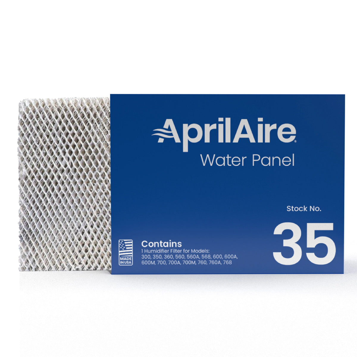 Aprilaire® 35 Replacement Humidifier Filter, 13 in H x 10 in W x 1-3/4 in D, Domestic