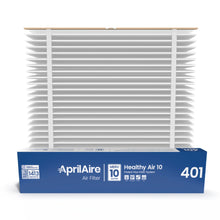 Aprilaire® 401 Replacement Filter Media, 17 in H x 28 in W x 7.74 in D, 10 MERV, White
