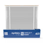 Aprilaire® 401 Replacement Filter Media, 17 in H x 28 in W x 7.74 in D, 10 MERV, White