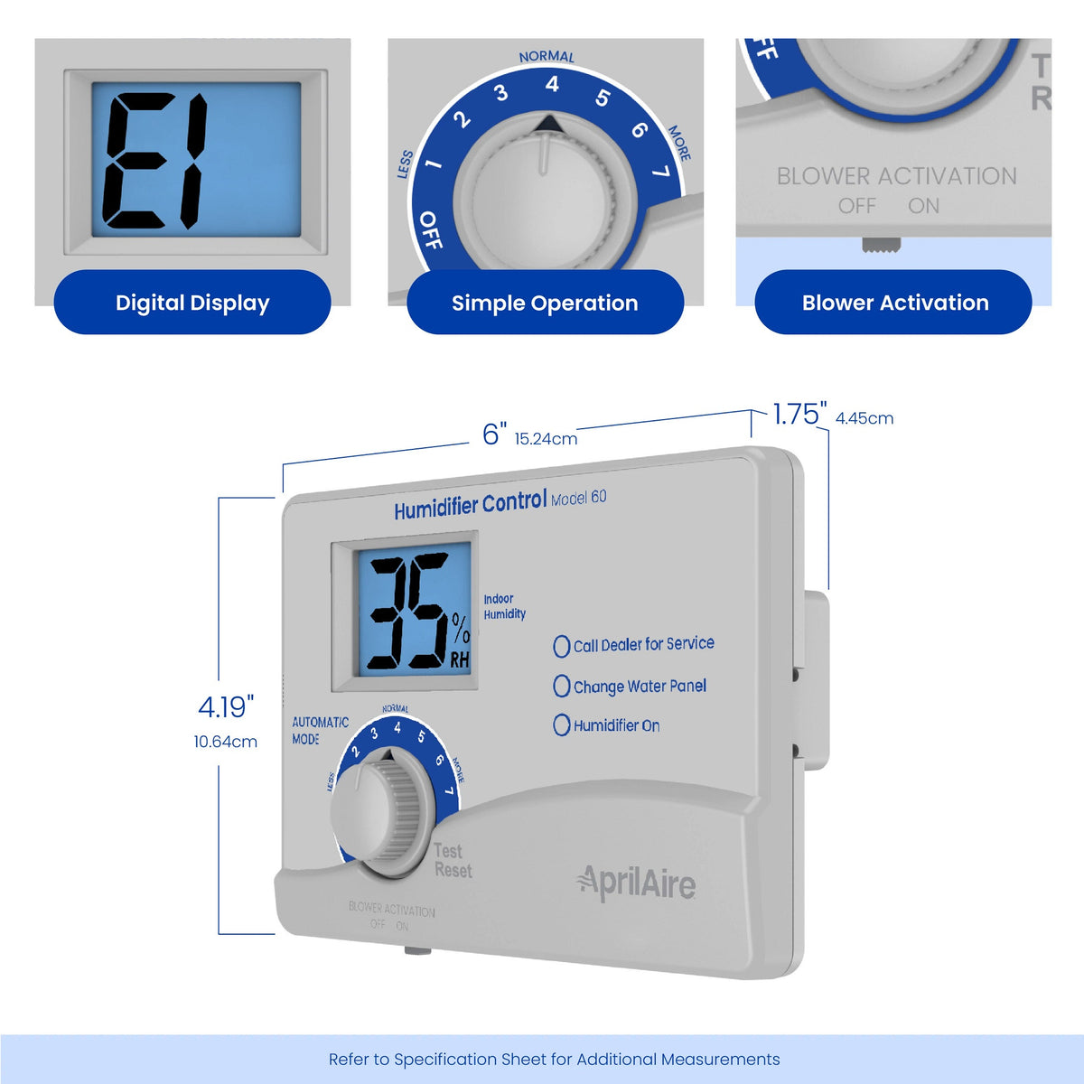 60 Automatic Digital Humidifier Control - AA60