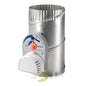 Adjustable Stop Zone Damper - 14" Dia - Steel
