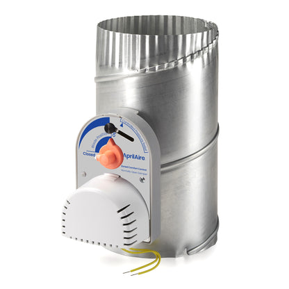 Adjustable Stop Zone Damper - 8" Dia - Steel