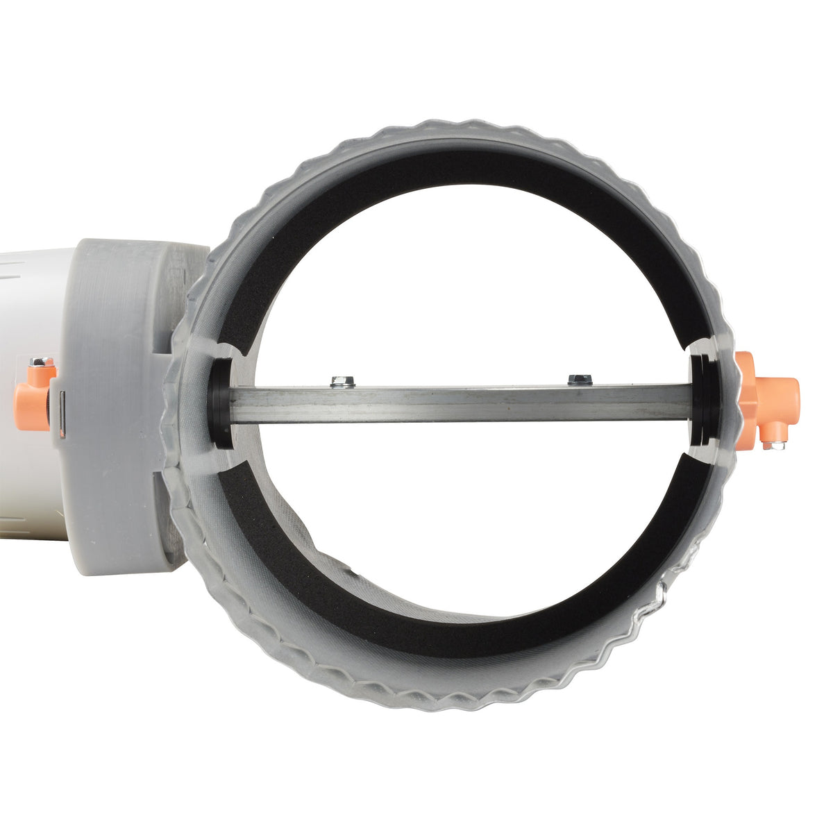 Adjustable Stop Zone Damper - 12" Dia - Steel