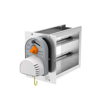 Side Mount Comfort Rectangular Damper - 14" H x 14" W