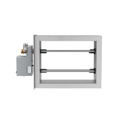 Motorized Damper - 10 x 10" - Steel