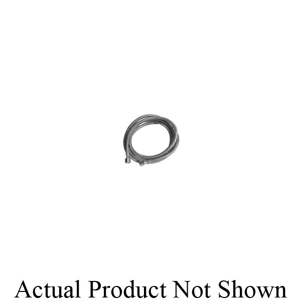 Ice Maker Connector - 1/4" Compression - Braided Brass