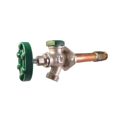 Arrowhead Brass 426-14QTLF Frost-Free Quick Turn Anti-Siphon Wall Hydrant With Integral Vacuum Breaker, 1/2 x 3/4 x 3/4 in, MNPT x Copper C x Hose Thread, 125 psi, Domestic