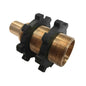 Straight Shower Head Adapter - 1/2" C x 1" MNPT - Brass