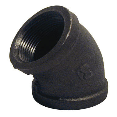 BLACK 45 ELBOW