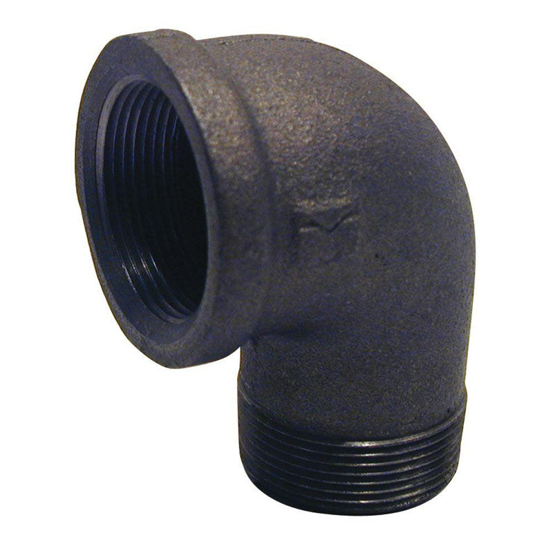 1/4 BLACK 90 ST ELBOW