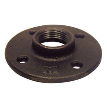 1 BLACK FLOOR FLANGE