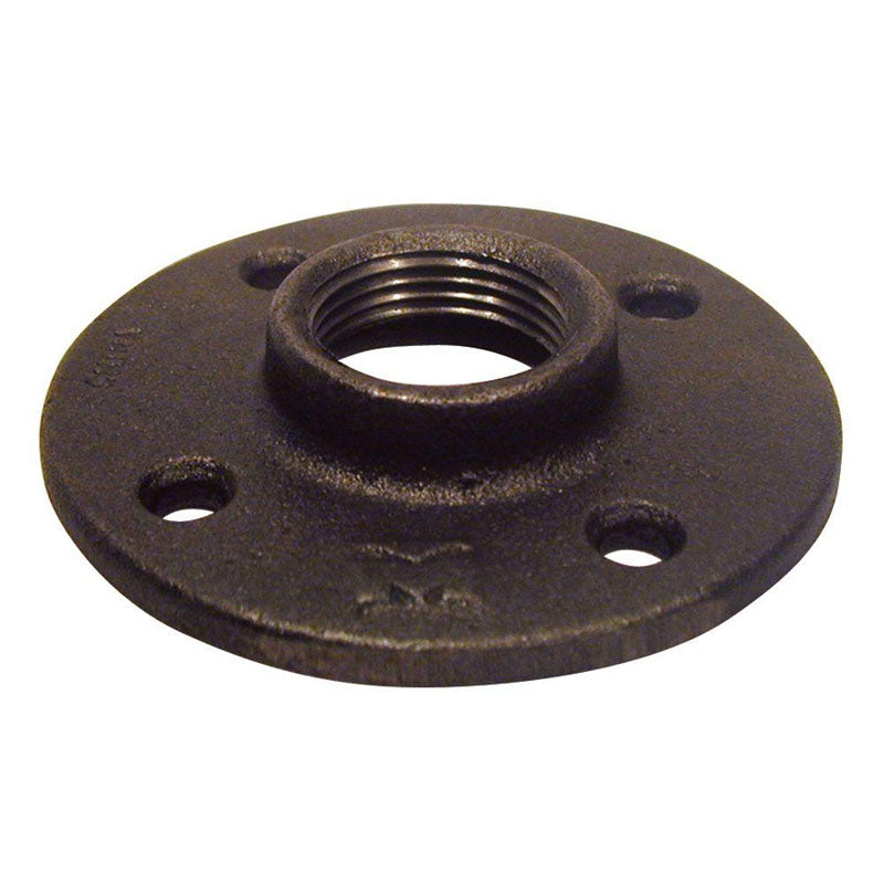 1-1/2 BLACK FLOOR FLANGE