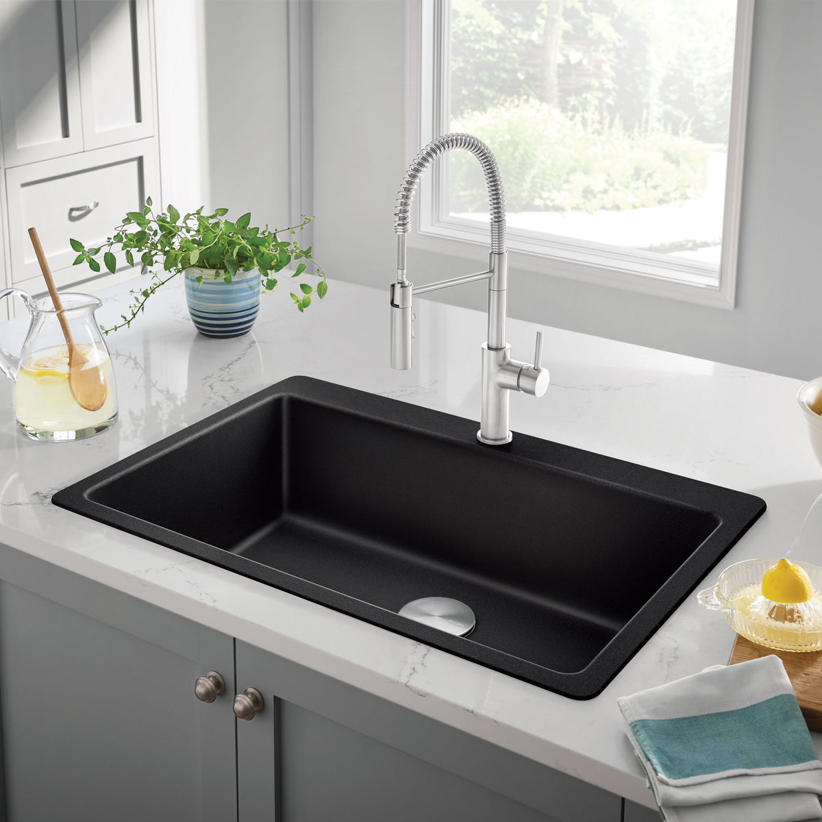 Liven 33 Super Single Dual Mount - Kitchen Sink