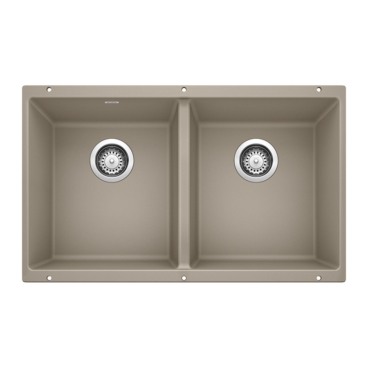 Precis Equal Double Bowl Undermount - Kitchen Sink