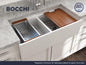 Contempo Step Rim - 10" Kitchen Sink - White - Fireclay