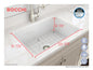 BOCCHI 1360-001-0120 Sotto Modern Kitchen Sink, Rectangle Shape, 10 in H x 19 in W x 26 3/4 in L, Dual Mounting, Fireclay, White, Import